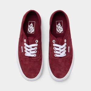 VANS AUTHENTIC / PIG SUEDE TAWNY PORT